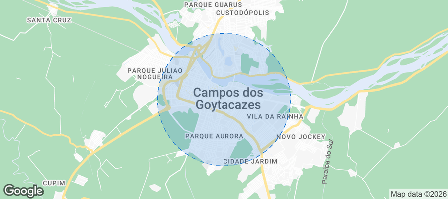 Campos Airbnb map